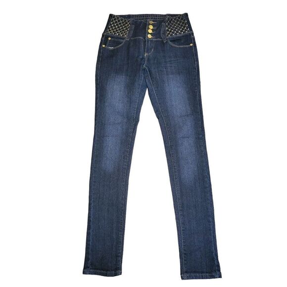 Queen High Waisted Blue Denim Sz 7 Jeans Women‎ - Picture 1 of 7